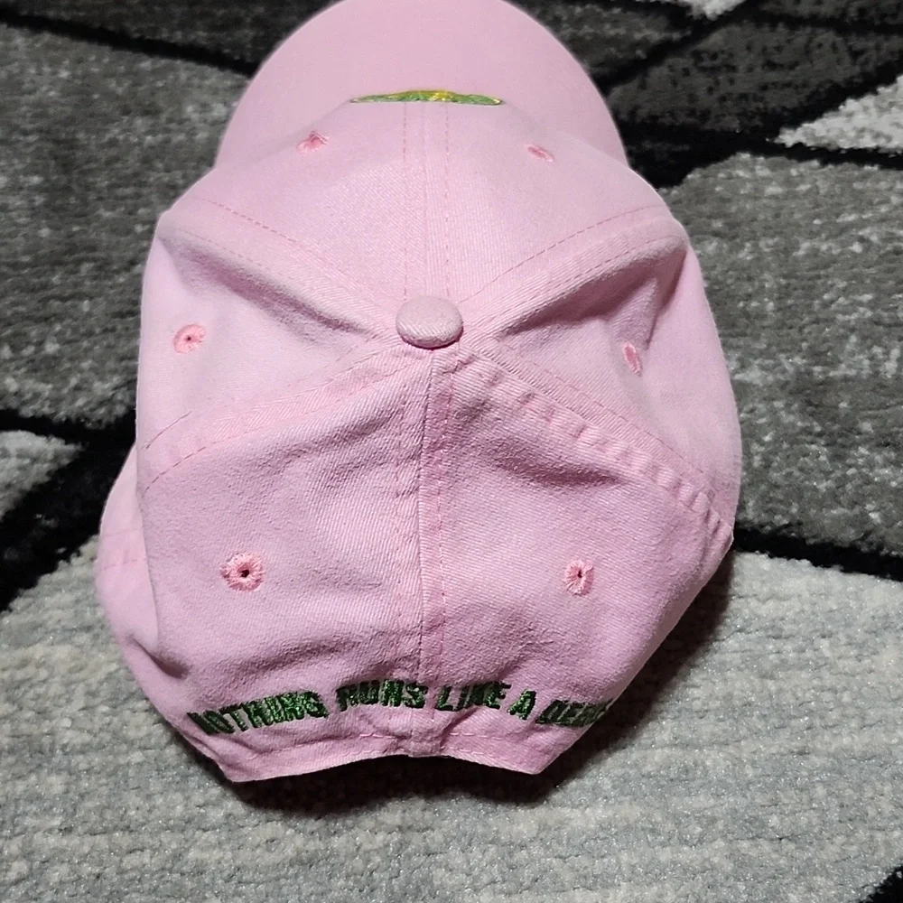 JOHN DEERE EMBROIDERED OWNERS EDITION PINK CAP HAT